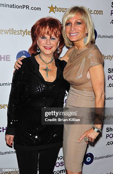 Kim DePaola and mother Dotti Granatell attend the New Jersey Housewives Holiday party at Novelli Restaurant on December 12, 2010 in Wayne, New Jersey.