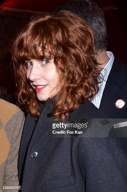 Actress Marie Clotilde Ramos Ibanez attends the 'Kusmi Tea' Launch Party at the Cabaret Raspoutine on December 19, 2010 in Paris, France.