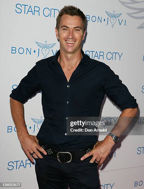 Tony Thomas arrives for an exclusive Bon Jovi concert at Star City on December 15, 2010 in Sydney, Australia.