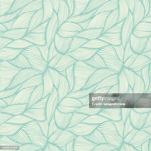 ilustrações de stock, clip art, desenhos animados e ícones de hand drawn organic intertwined seamless pattern - orgânico