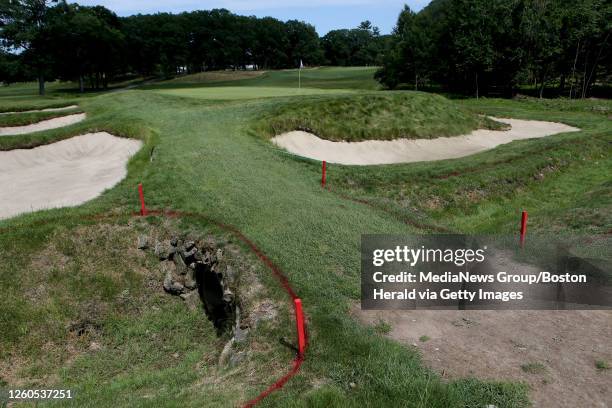 The 12th green at The Country Club on July 16, 2019 in Brookline, MA.