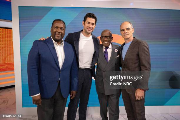 Wendell Pierce, John Krasinski, Al Roker and Michael Kelly on Tuesday, June 27, 2023 --