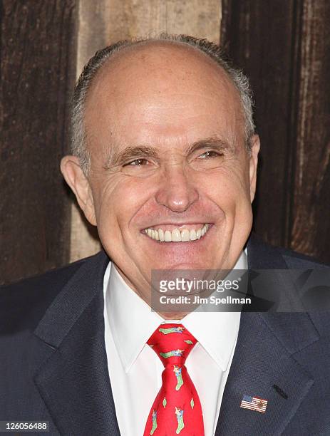Rudolph Giuliani attends the premiere of "True Grit" at the Ziegfeld Theatre on December 14, 2010 in New York City.