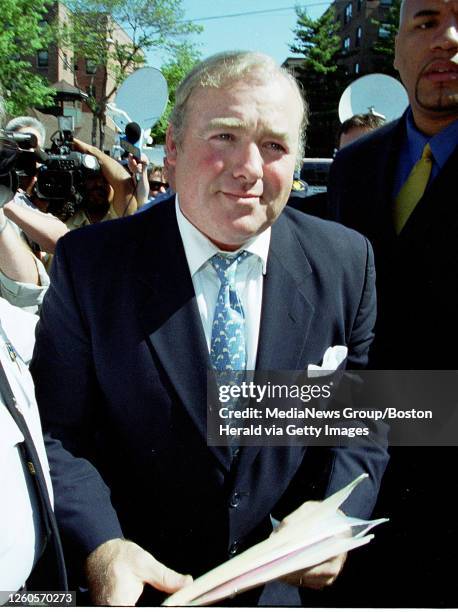 June 20, 2000 Michael Skakel arrives at the Stamford, CT court Tuesday morning for the alledged killing of Martha Moxley in 1975.&#10;Staff photo by...