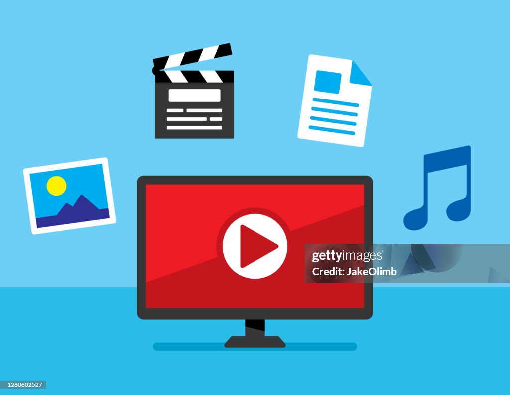 Multi Media Computer 1 High-Res Vector Graphic - Getty Images