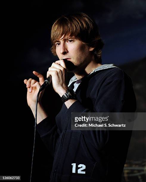 Comedian Rob O'Reilly performs at The Ice House Comedy Club on February 17, 2011 in Pasadena, California.