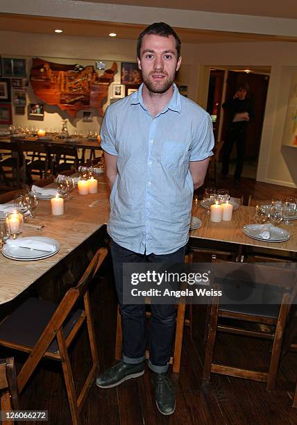 Architect Simon Battisti attends the Friends N Family Dinner at The Jack Warner Estate on February 10, 2011 in Los Angeles, California.