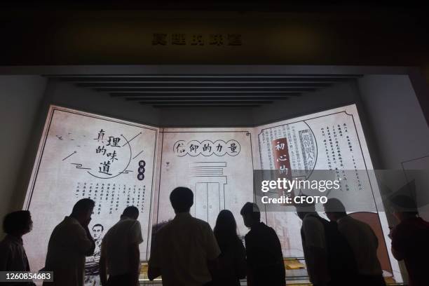 Citizens and tourists visit the Site of the first National Congress of the Communist Party of China in Shanghai, June 28, 2023. Recently, with the...