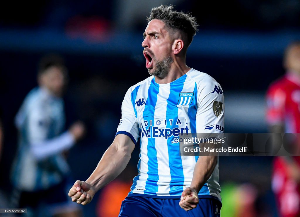 Gabriel Hauche of Racing Club celebrates after scoring the team's News  Photo - Getty Images