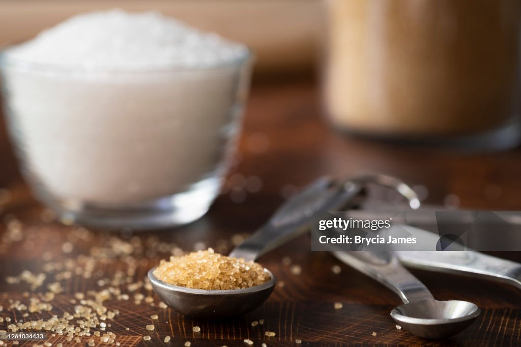 Turbinado Sugar on a Teaspoon