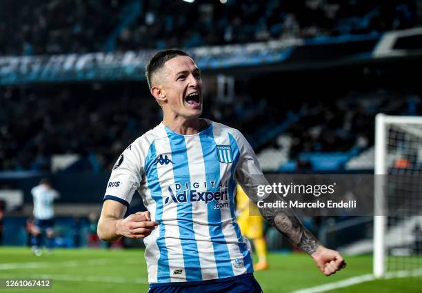 Anibal Moreno of Racing Club celebrates after scoring the team's News  Photo - Getty Images