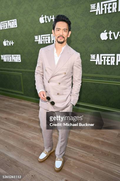John Cho at the season 2 premiere of "The Afterparty" held at the Bruin Theater on June 28, 2023 in Los Angeles, California.