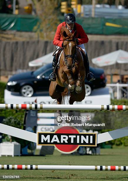 Count of Salvatierra, Cayetano Martinez de Irujo attends the 100th CSIO event at the Real Club de Polo Barcelona on September 22, 2011 in Barcelona,...