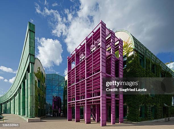 warsaw university library - warschau stockfoto's en -beelden