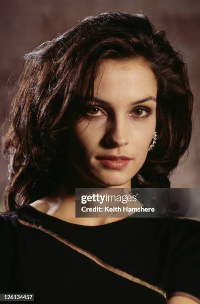 Dutch-born actress Famke Janssen stars as the villainous Xenia Onatopp in the James Bond film 'GoldenEye', 1995.