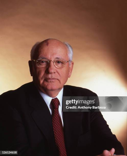 Mikhail Gorbachev, former President of the Soviet Union, New York, 2002.