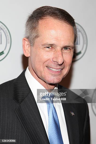 Retired General Peter Pace, 16th Chairman of the Joint Chiefs of Staff, attends the 2nd annual Wall Street Warfighters Foundation Charity Poker...