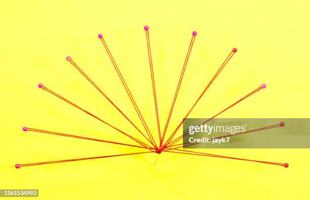 network of strings - red string stock pictures, royalty-free photos & images
