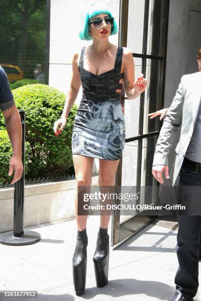 Lady Gaga is seen on June 07, 2011 in New York City.