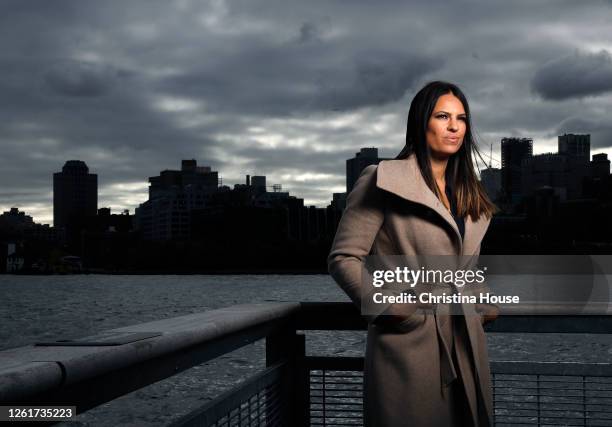 Olympian and softball player, Jessica Mendoza is photographed for Los Angeles Times on October 28, 2019 in New York City. PUBLISHED IMAGE. CREDIT...