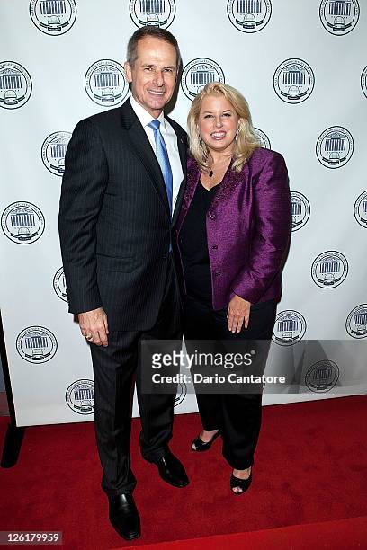 Retired General Peter Pace, 16th Chairman of the Joint Chiefs of Staff and guest attends the 2nd annual Wall Street Warfighters Foundation Charity...