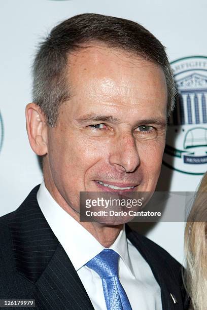 Retired General Peter Pace, 16th Chairman of the Joint Chiefs of Staff attends the 2nd annual Wall Street Warfighters Foundation Charity Poker...
