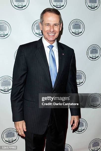 Retired General Peter Pace, 16th Chairman of the Joint Chiefs of Staff attends the 2nd annual Wall Street Warfighters Foundation Charity Poker...