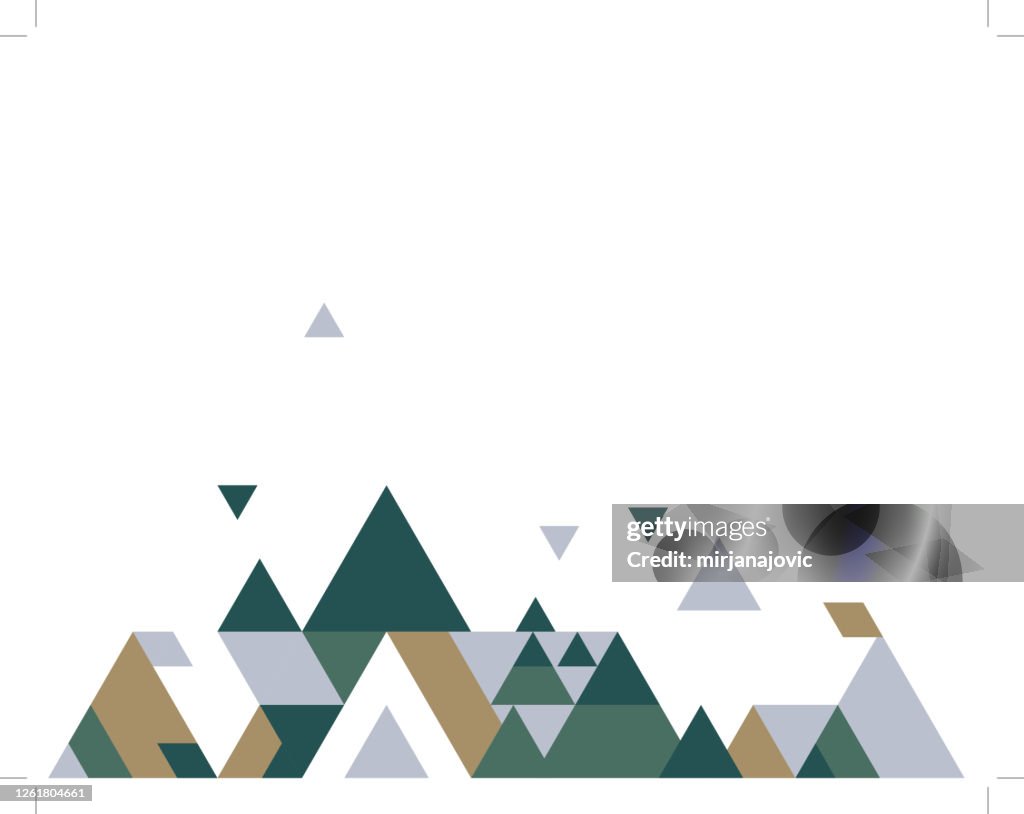 Abstract polygonal background