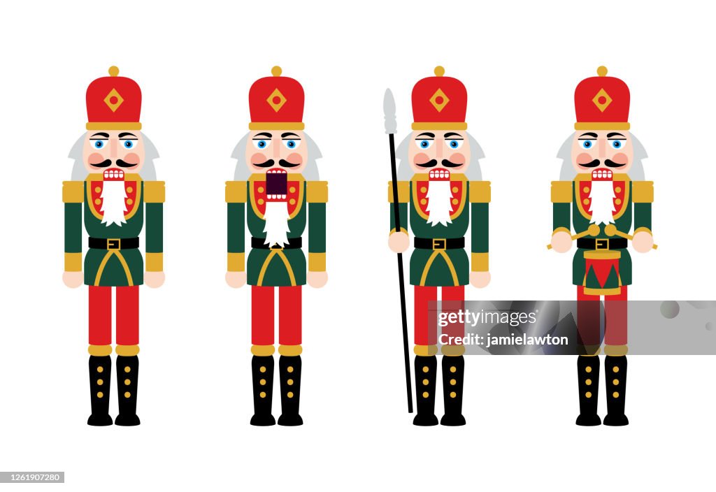 Christmas Nutcracker Figures - Toy Soldier Doll Decorations