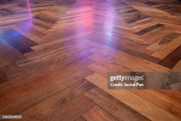 wooden floor - hartholz stock-fotos und bilder