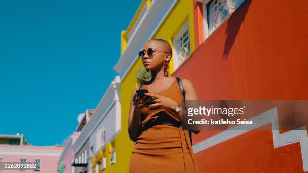 one of the most vibrant cities in the world - cape town bo kaap stock pictures, royalty-free photos & images