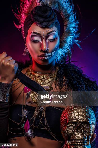 santeria voodoo queen - santeria stock pictures, royalty-free photos & images