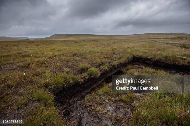 General view of the A'Mhoine on the Moine Peninsula in the county of Sutherland, the proposed site for the planned spaceport, 'Space Hub Sutherland',...