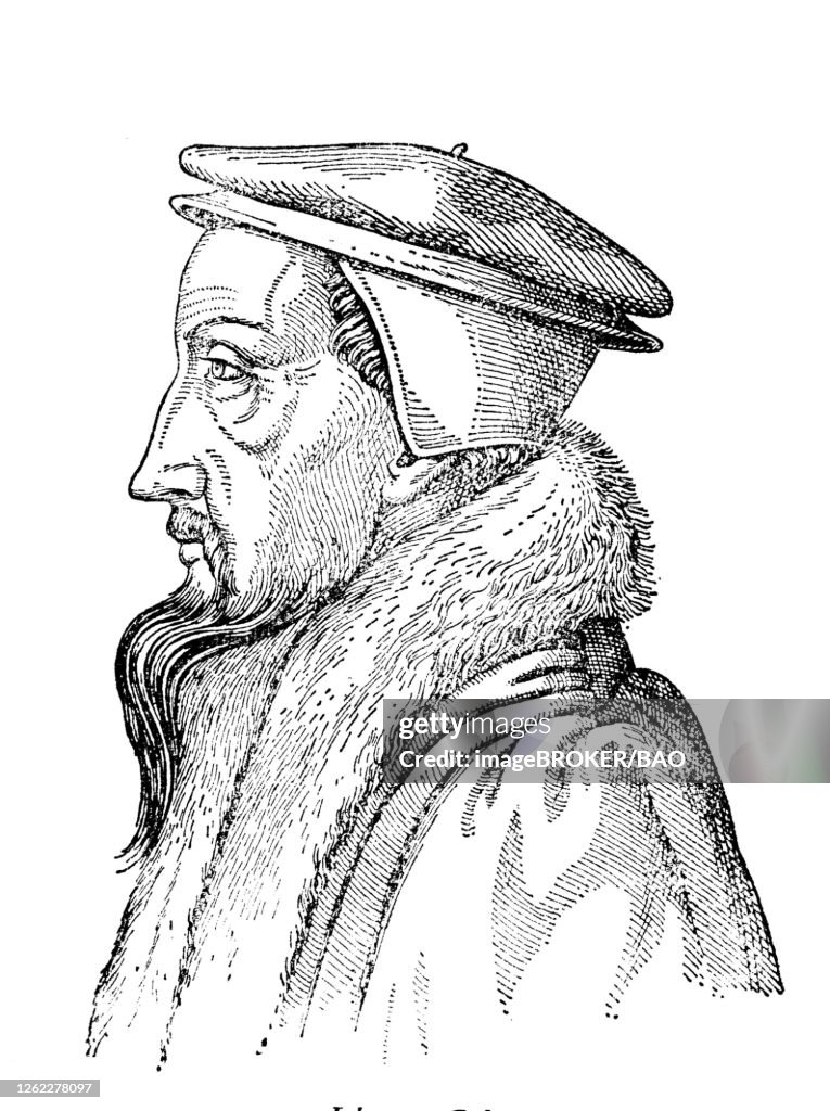 John Calvin, Jean Calvin; born Jehan Cauvin, French theologian, pastor and reformer in Geneva during the Protestant Reformation, France, 1890