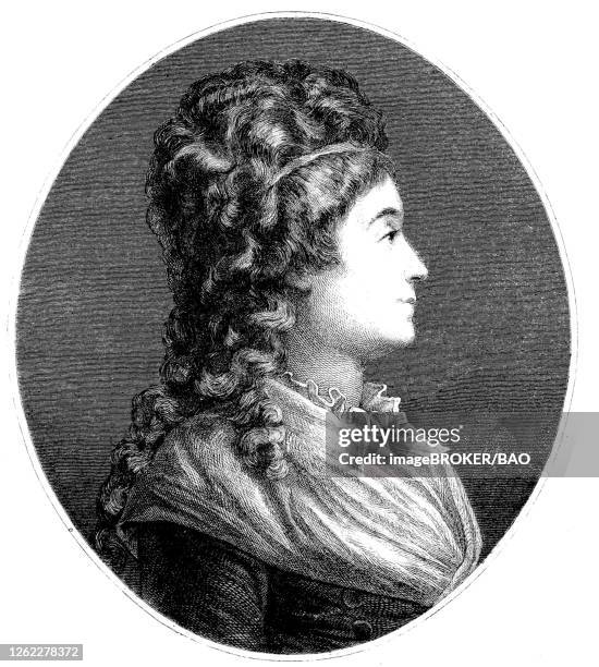 Mariejeanne Manon Roland De La Platiere 17541793 Born Mariejeanne Phlipon Known Under The Name Madame Roland Was A French Revolutionary Salonniere And Writer France, Foto stock