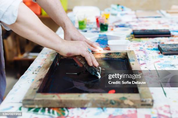 Studio Screenprint Screen Printing Studio Photos and Premium High Res Pictures - Getty Images