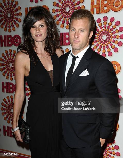 Actor Scott Caan and Kacy Byxbee attend HBO's post Emmy party at Pacific Design Center on September 18, 2011 in West Hollywood, California.