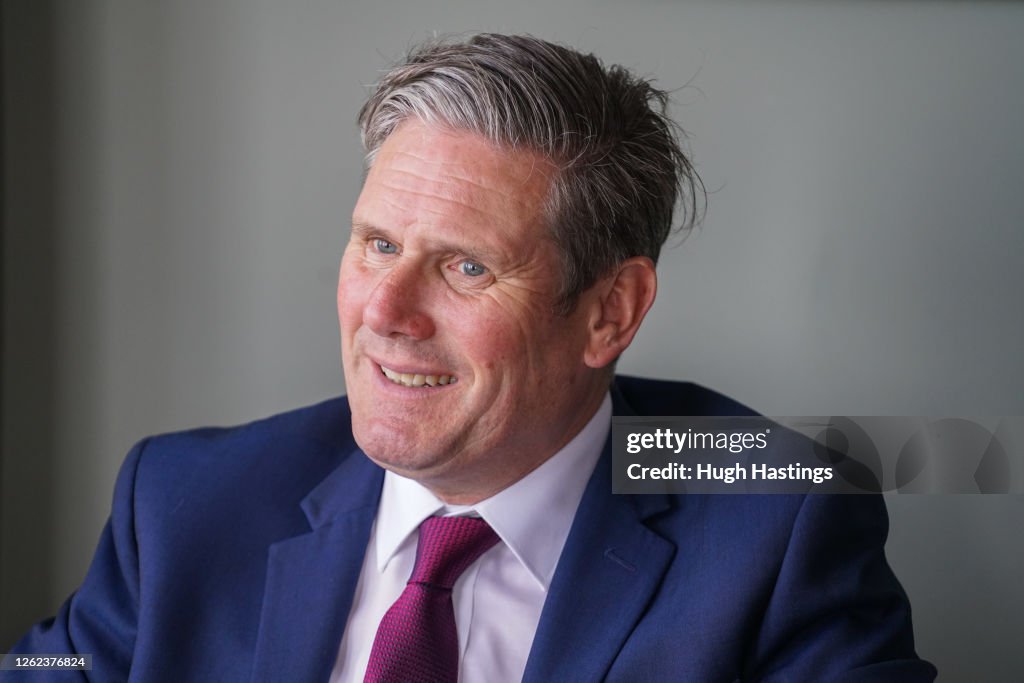 Keir Starmer Visits Seafront Tourist Businesses in Falmouth To Discuss The Impact Of Covid-19