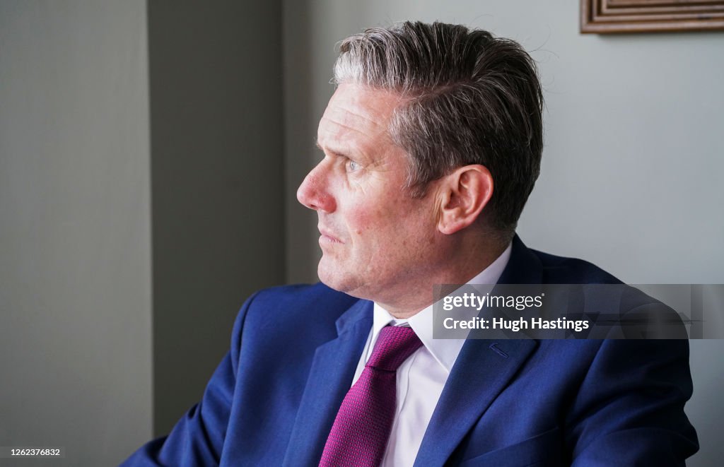 Keir Starmer Visits Seafront Tourist Businesses in Falmouth To Discuss The Impact Of Covid-19