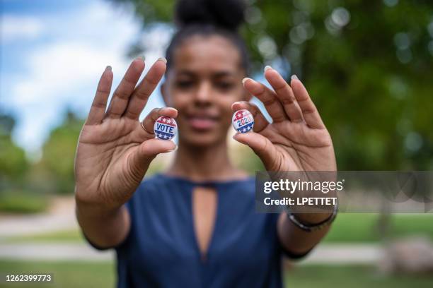 abstimmung - african american vote stock-fotos und bilder