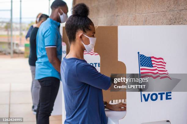 voting - election 2020 stock pictures, royalty-free photos & images