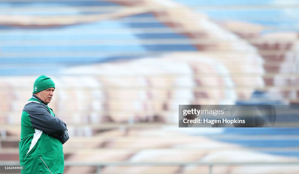 Ireland IRB RWC 2011 Captain's Run