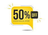 50% off limited special offer banner