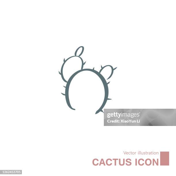 vector drawn cactus - agave stock illustrations