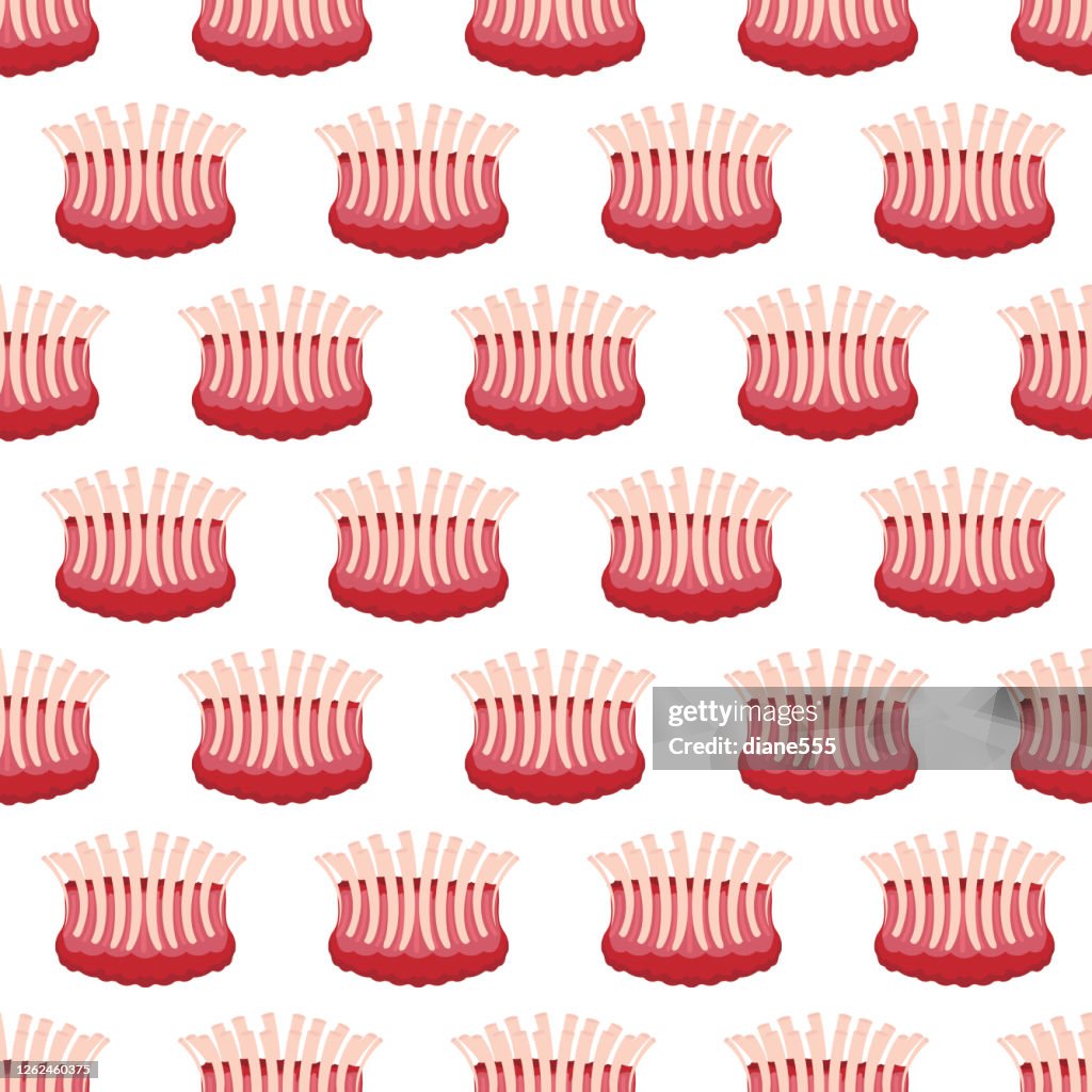 Crown Roast Seamless Pattern