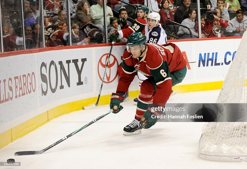 Columbus Blue Jackets v Minnesota Wild