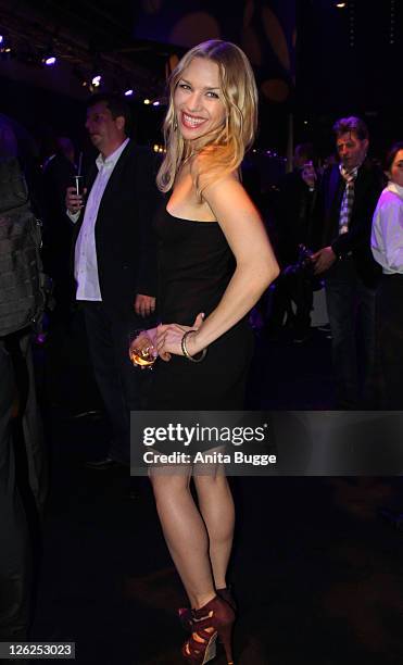 Julia Dietze attends the Tribute to Bambi after-show party 2011 at the Station> on September 23, 2011 in Berlin, Germany.