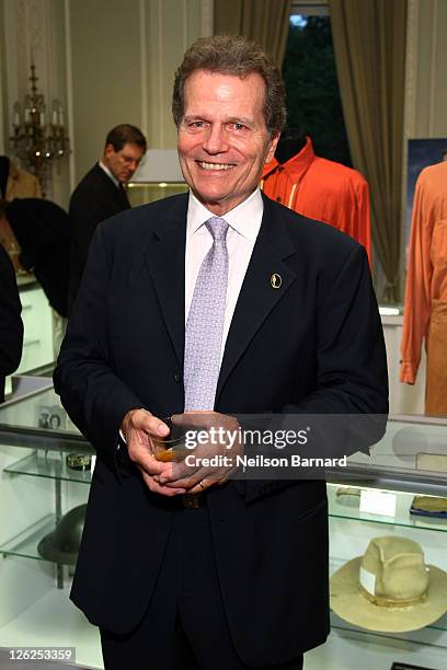 Patrick Wayne attends the John Wayne Auction Preview at the Ukrainian Institute of America at the Fletcher Sinclair Mansion on September 23, 2011 in...