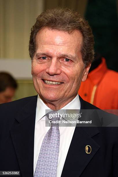 Patrick Wayne attends the John Wayne Auction Preview at the Ukrainian Institute of America at the Fletcher Sinclair Mansion on September 23, 2011 in...