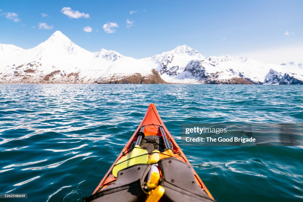 Kayak in Kenai Fjords National Park, Alaska